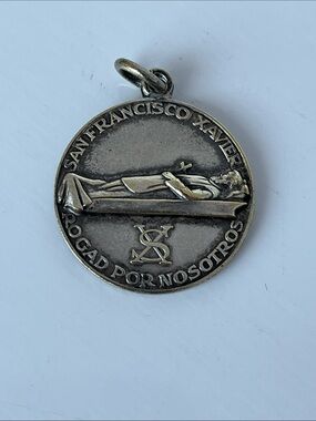 Vintage San Xavier del Bac Tucson Arizona Saint Francis Xavier Medal Catholic